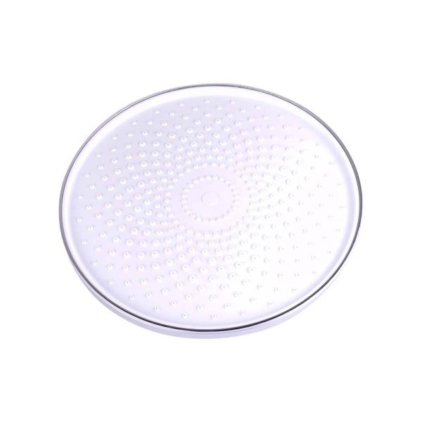 Ultra-Thin Round Zinc Alloy Shower Head With Test Model Spout Material Wall Mounted