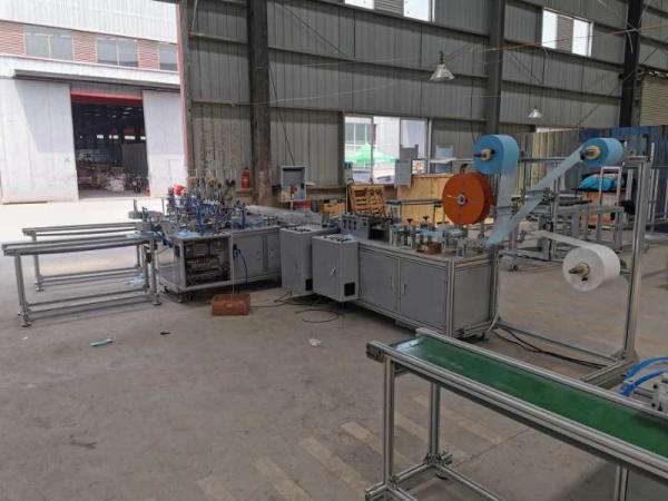 Non Woven Disposable Face Surgical Mask Production Machine High Efficiency