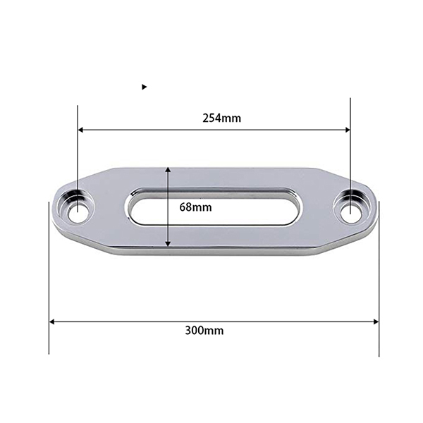 Red Synthetic Rope Hawse Winch Fairlead 8000 Lbs Less Bondage Friction