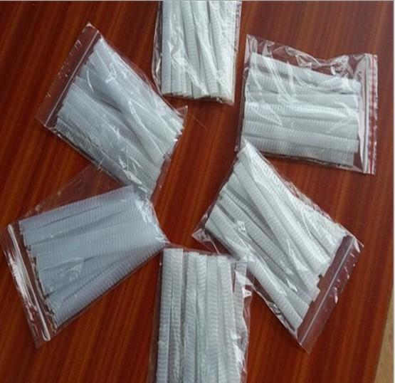 Makeup Brush Protective Mesh Sleeving , Mesh Sleeve Plastic Tube Netting PE Material