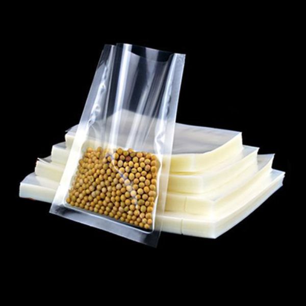 Customize Plastic Packaging Food Bag Transparent Clear Vacuum Sealer Bag Recyclable Plastic Transparent Vacuum Bag