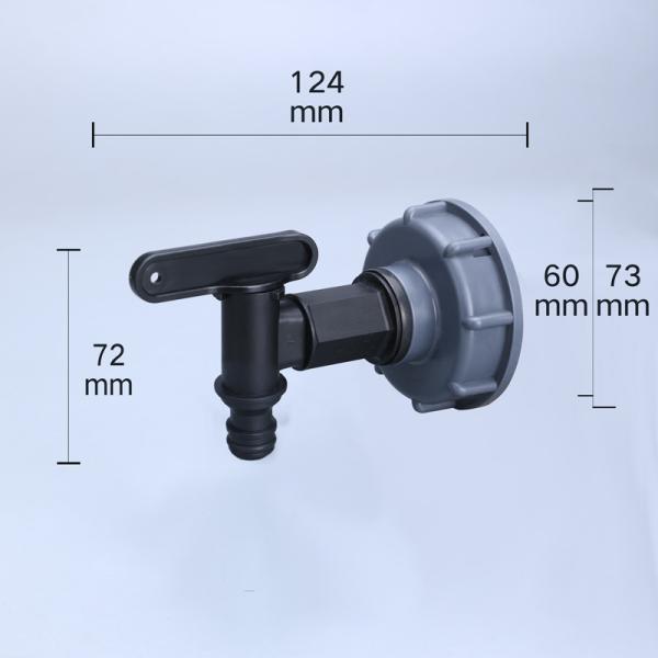 ODM Customized IBC Tank Adapter for Plastic Lid 1 2 3 4 1 Faucet Outlet Tap Fitting