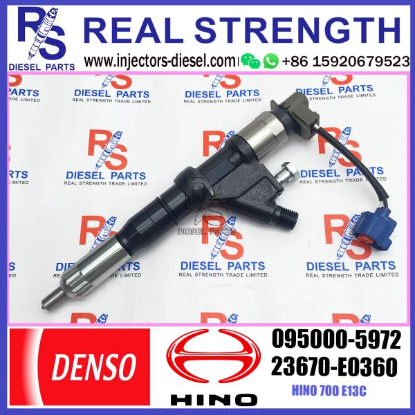 injetor comum 095000-5990 do trilho 9709500-599 23910-1410 23670-E0311 para Hino injetor de 500 séries