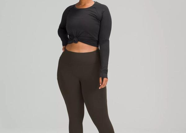 Polyamide Elasticity Ladies Long Sleeve Running Top Black Color