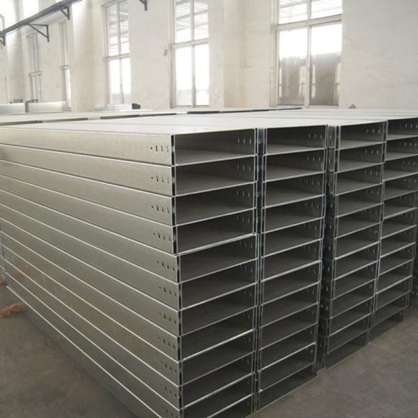 Galvanized Long Span Cable Tray Corrosion Resistant Customized Width Length