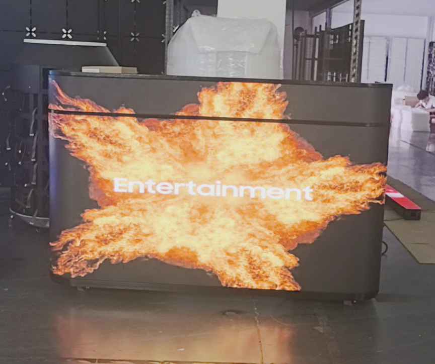 P2.5 GOB LED Display with Anti-Collision Anti-Scratch Coating 3840Hz Refresh Rate and Front Access Service for Exhibition