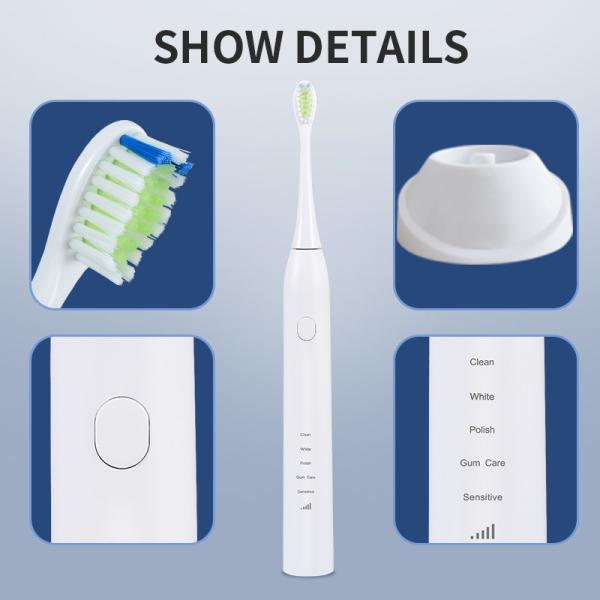 14500 Lithium Battery Electric Toothbrush For Travel Multifunctional