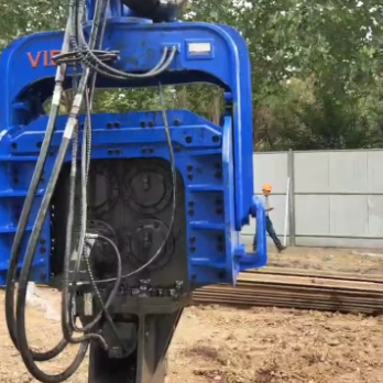 Versatile Excavator-Mounted Pile Driver: 24m Max Depth & Universal Compatibility