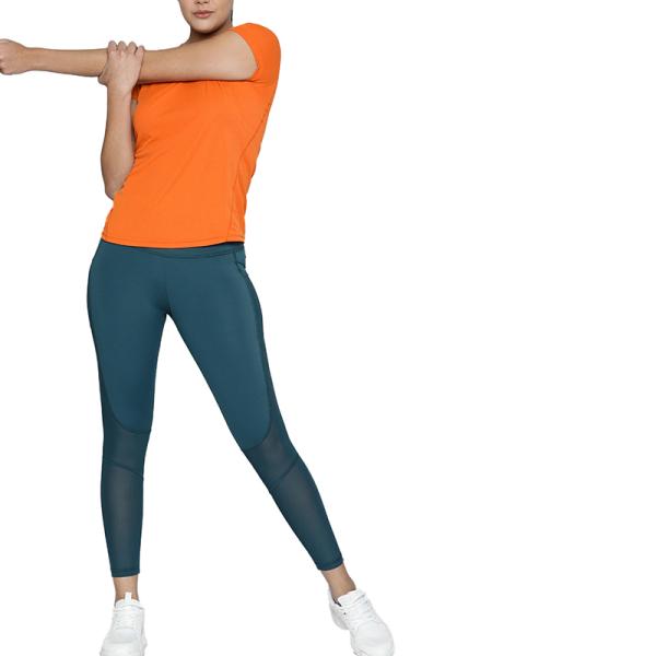Private Label Plain Round Neck Breathable Blank Gym Women T-shirt Custom Printing