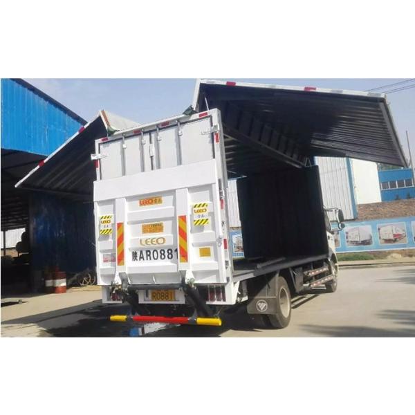 caminhão hidráulico Wing High Efficiency do veículo com rodas 6m de 500Kg Van Wing 6