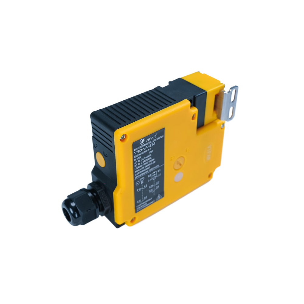 Dual Monitoring Safety Door Switch with 1300N Tensile Strength and ISO14119 Compliance for Industrial Safety