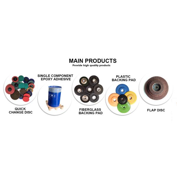 Flexible Flap Disc Flap Wheel with JD732 Single Mono Component Epoxy Resin Adhesive