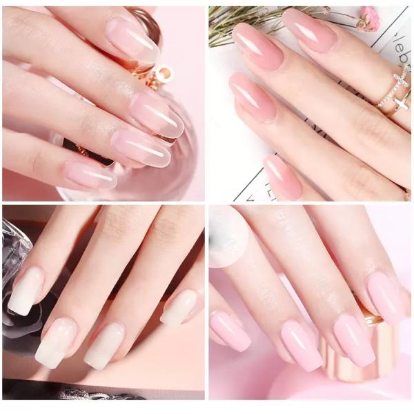 Free Sample Wholesales Customization Acrylic Hard Gel Professional Nails Extension Poly Gel for Nail Art