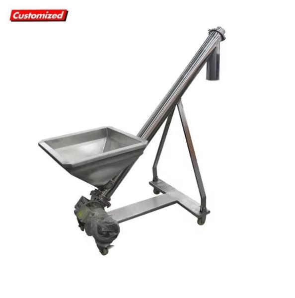 Transportador de parafuso conveniente para manuseio de fertilizantes/farinha/café em pó/sulfuros em pó
