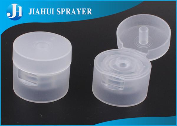 Durable Crest Flip Top Cap Non Spill Pull Up Bottle Caps , Flexible Packaging 20-410