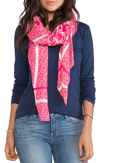 LADY FASHION FLOWER PRINTED SCARF