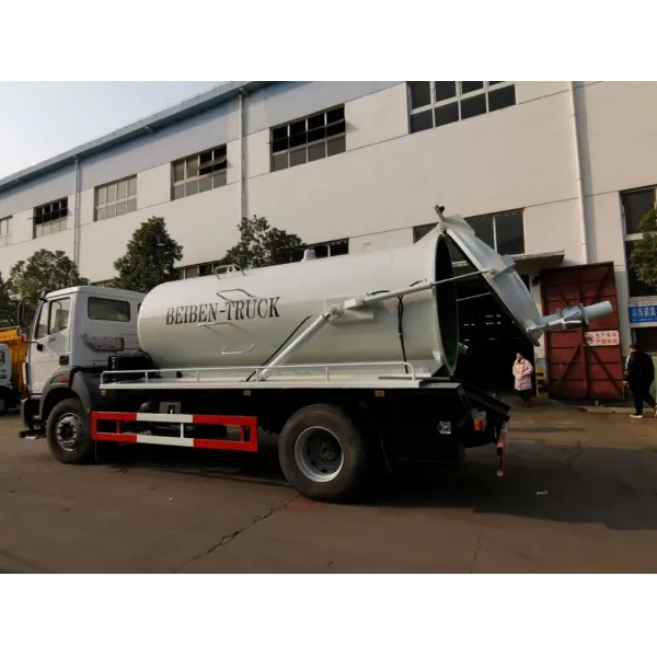 High-Capacity 15000L Municipal Vacuum Sewage Truck for Sale