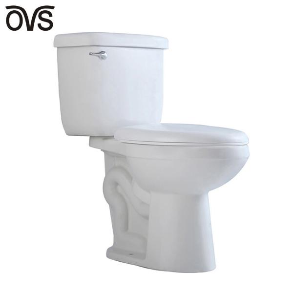 norme américaine de bonne toilette de taille de commode de 2 morceaux pour le