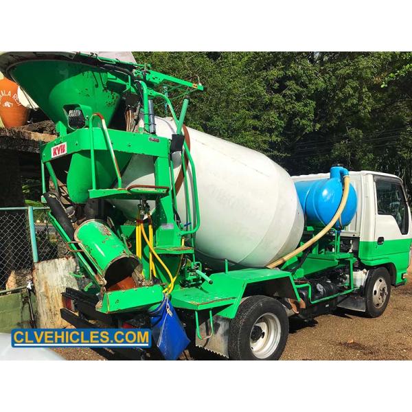 ISUZU ELF 1.5CBM Self Loading Mobile Concrete Cement Mixer Construction Truck