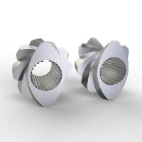 Heat Treated TDK Screw Element DIN Twin Screw Extruded Parts For Chemical Industry