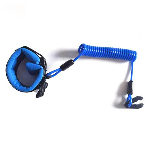 Quality Safety Coil Tether Colored Kill Switch With Wrist Strap For Outboard Motor