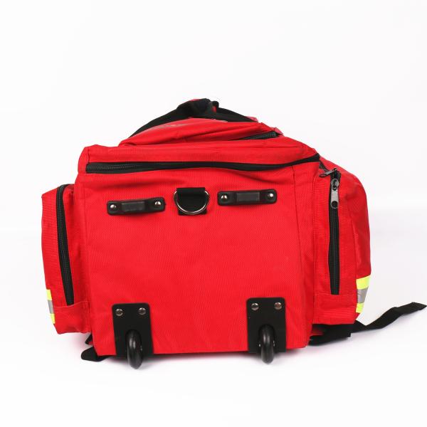 Kit de ambulância EMS Bolsa para traumas Bolsa para equipamentos médicos com roda Bolsa para resgate de terremotos Mochila para ambulância com rodas