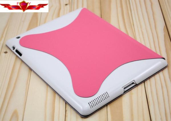 Hot Spider Four Hold Ultra Thin Ipad 2/3/4 Cover Case Smart Sleep/Wake Up Multi Color