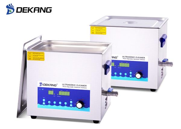14L Heated Ultrasonic Cleaner Die Casting Stainless Steel Power Adjustable