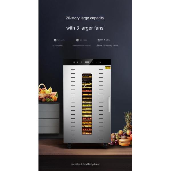 18-layer Manual Electric Food Dehydrator Dryer for Dehydrating Fruits and Vegetables