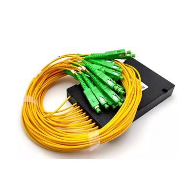 Perda de inserção do divisor do Plc do divisor 1x2 da fibra ótica do LAN FTTX baixa