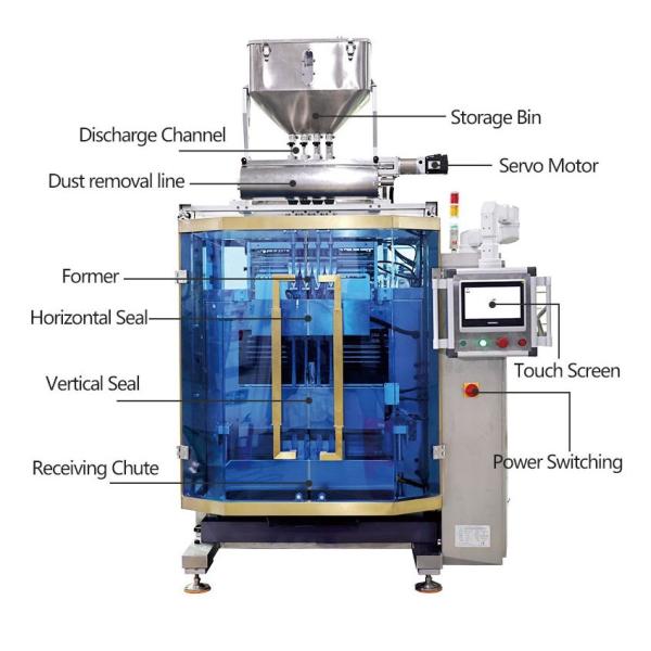 Granule Coffee Filling Packing Machine 3 IN 1 Coffee Powder Packaging Machine 