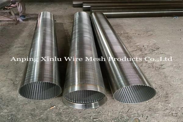 Point Welding Spiral Continuous Slot Wedge Wire Well Screen Tube for Groundwater/oil Pump