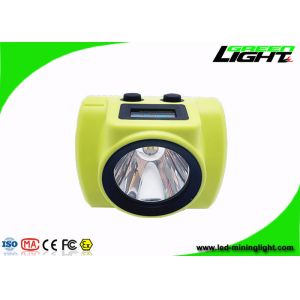 800mA lampe de capuchon sans fil 18000lux 6.8Ah Panasonic Li Ion batterie OLED écran Rechargeable mineur phare Silicone ABS