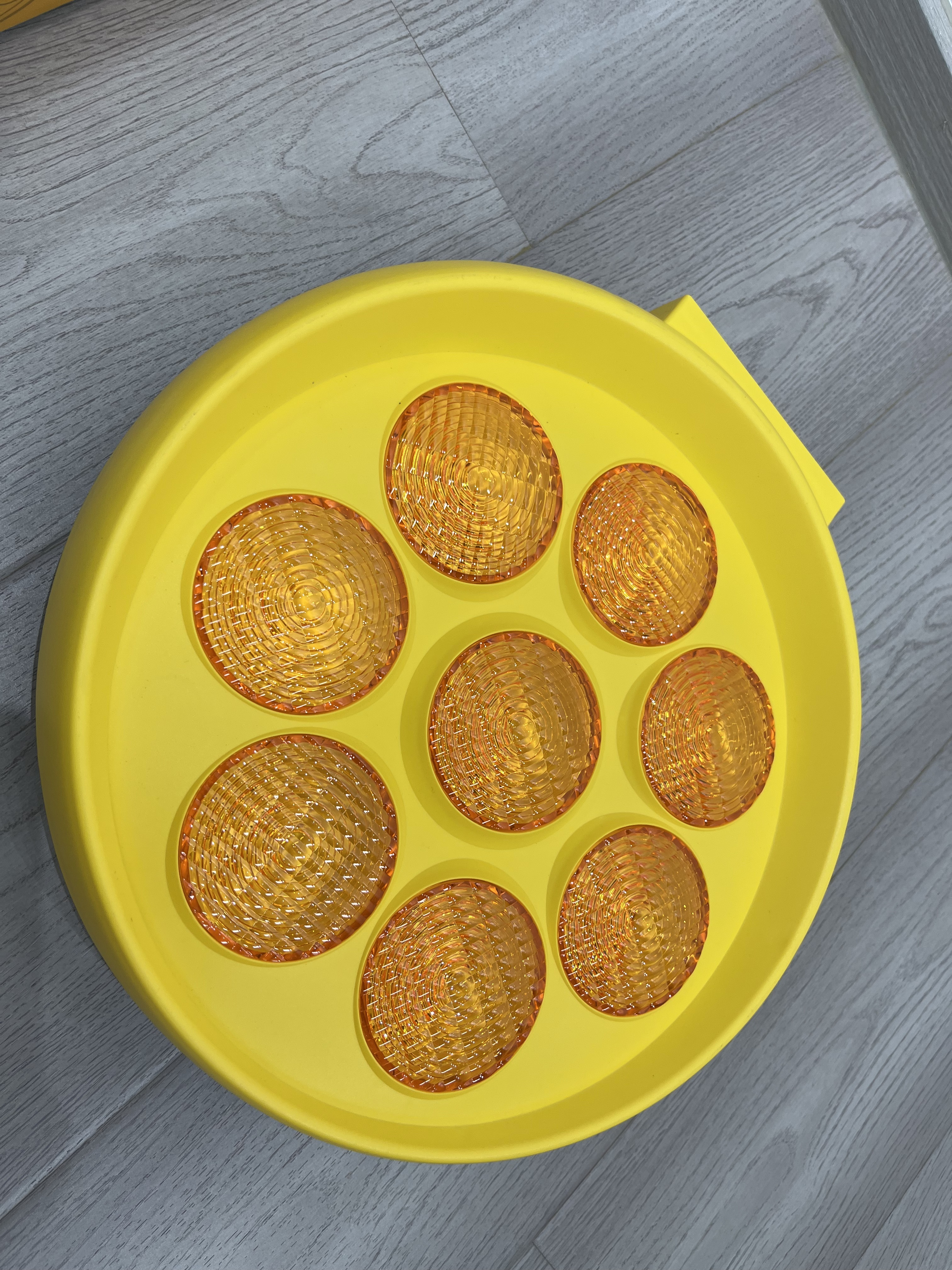 IP65 Waterproof Solar Powered Sunflower Shape Solar Warning Light Traffic Warning Light for Road Safety