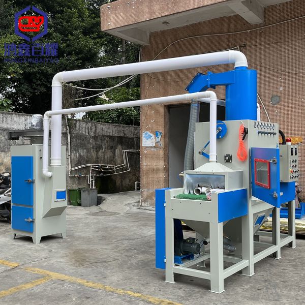 Automatic Conveyor Sandblasting Machine 6kw Sand Blast Equipment