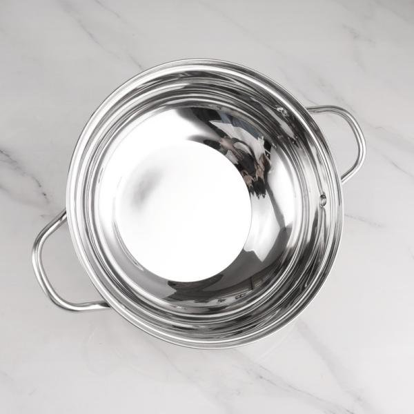 Нержавеющая сталь 410 бака 28cm распаровщика ресторанов Stackable