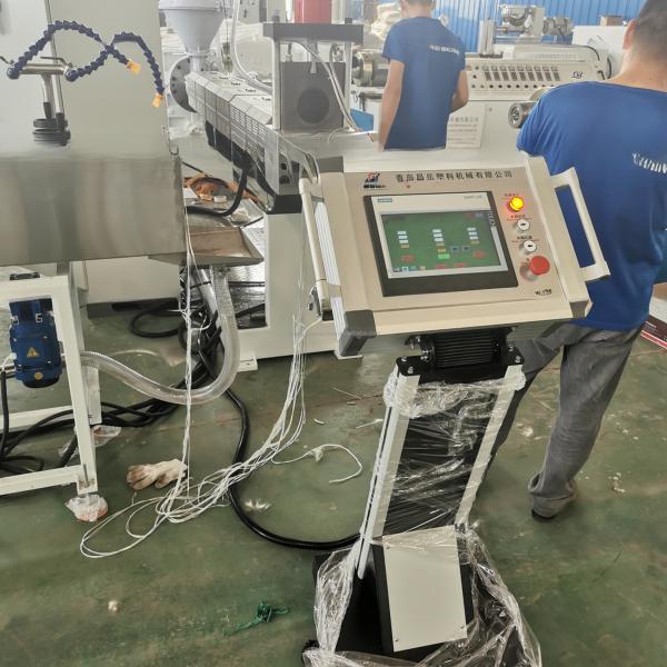 Extruder Model Geostrap Production Line for Plastic Geo Strap Banding Extrusion Making