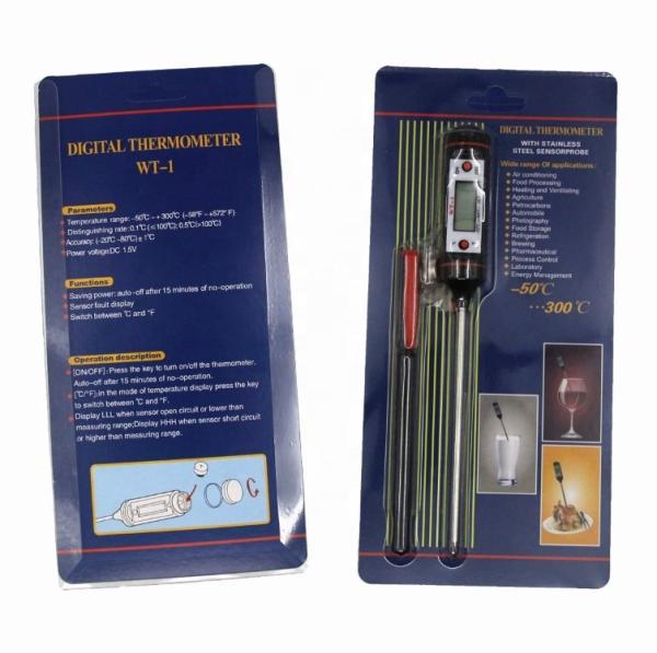 Portable Digital Kitchen Thermometer BBQ Meat Thermometer WT-1 With Tube