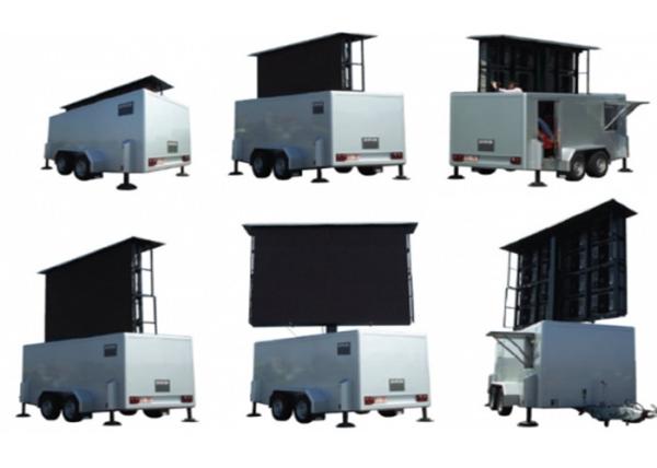 Fixed High Brightness Truck Mounted Led Screen , SMD3535 Mobile Led Signs