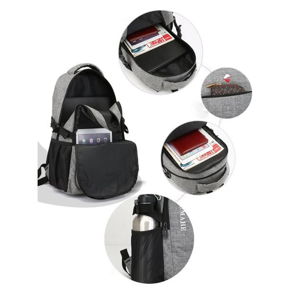 Men's canvas backpack outdoor sports bag large capacity multifunctional waterproof mountaineering