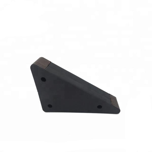 Wood Color Plastic Sofa Legs L180*W120*H45mm For Stainess Steel Sofa