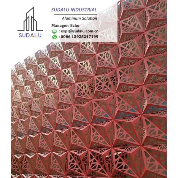 SUDALU Customized 3D Interior Aluminium Panels Building Facade Decorative Panel