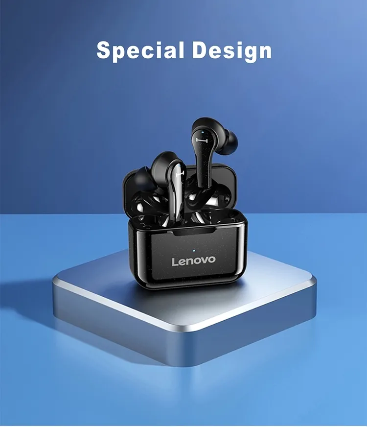 QT82 Lenovo TWS Wireless Earbuds Custom Bluetooth 5.0 Touch Control