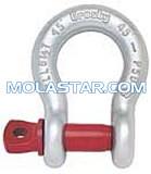 Marine Shackle Safety Bolt Type Anchor Shackle MLG 344 High Strength High Quality Anchor Chian Shackles Steel Shackles