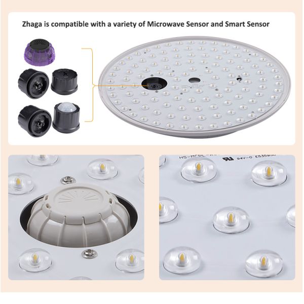 IP65 Waterproof Dimmable LED Ceiling Light with Emergency Function for Outdoor and Indoor Use