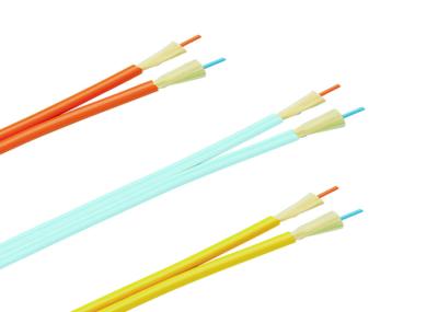 Indoor Riser Duplex 2.0mm / 3.0mm Tight Buffered Fiber Optic Cable for Patch Cord and Pigtails