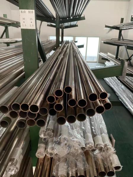 o círculo de 80mm 100mm dá forma à tubulação de cobre lustrada brilhante Monel 400 do níquel