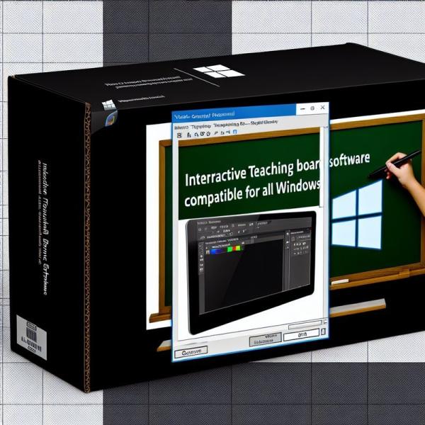 Logiciel de tableau interactif compatible avec tous les Windows, Noir ou Compatible OEM