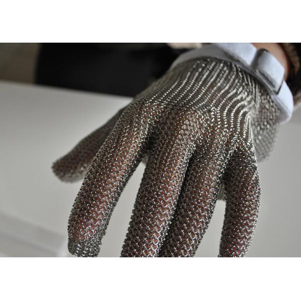 304L Stainless Steel Gloves Anti - Cut Safety Butcher Glove For Cutting Meat