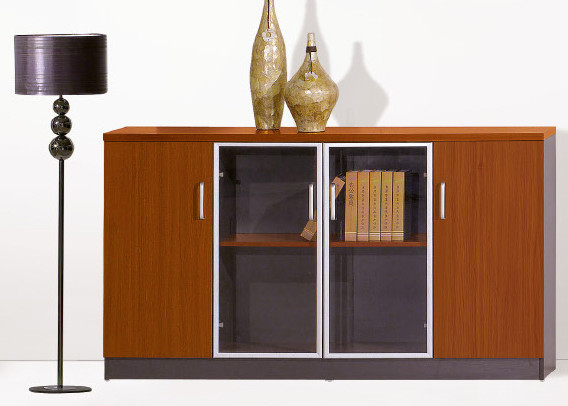 0.8 - 1.2m Height Small Filing Cabinet , Locking File Cabinet MFC Material